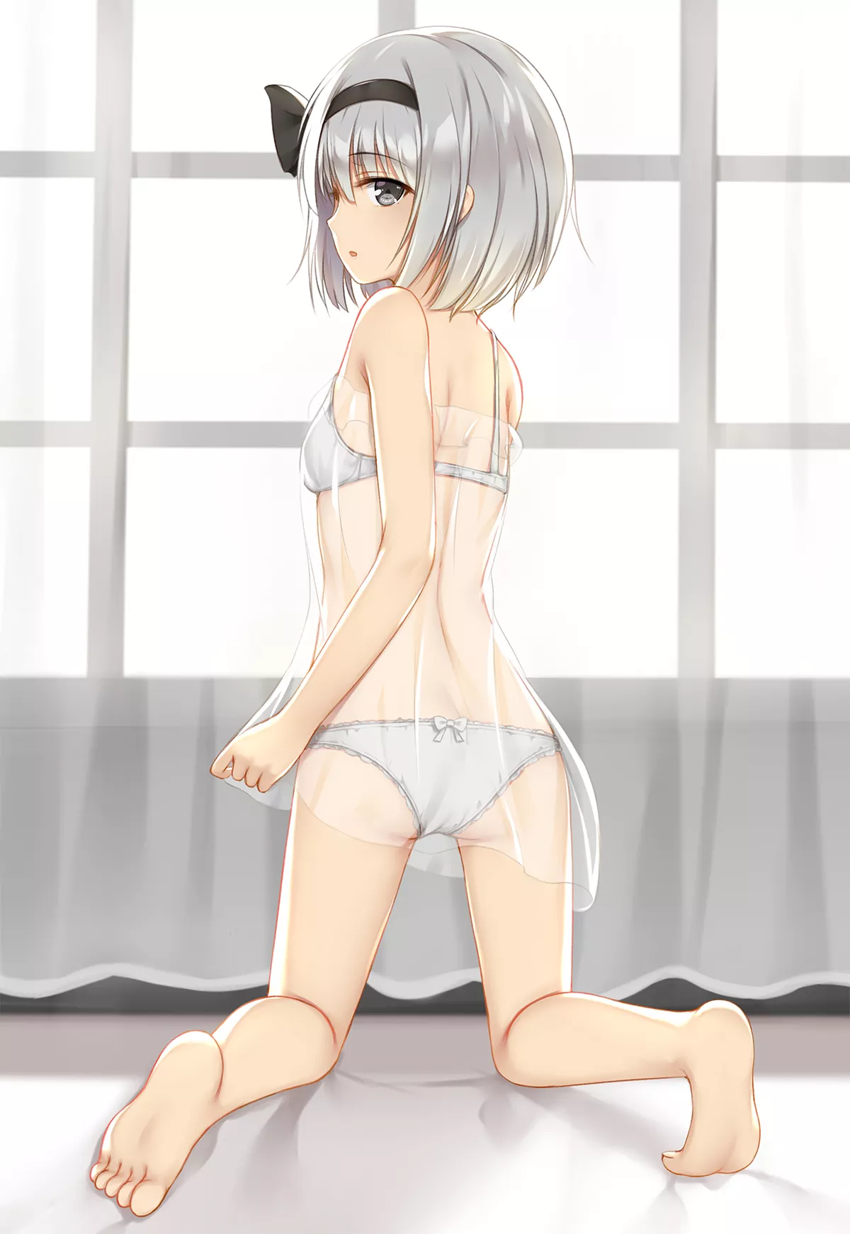 Youmu in lingerie [Ecchi] posted by Kylo_Mask