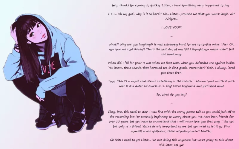 Your best friend finally have the courage to ask you out! [Best Friend becoming Girlfriend] [Confession] [Wholesome] by Happy_Salt_Miner