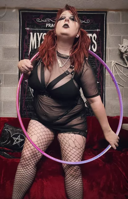 Your big titty goth gf is online and hooping today! Big squirt show at goal! Cum with me 😈 link in comments or search lolahdreadful by LolahDreadful