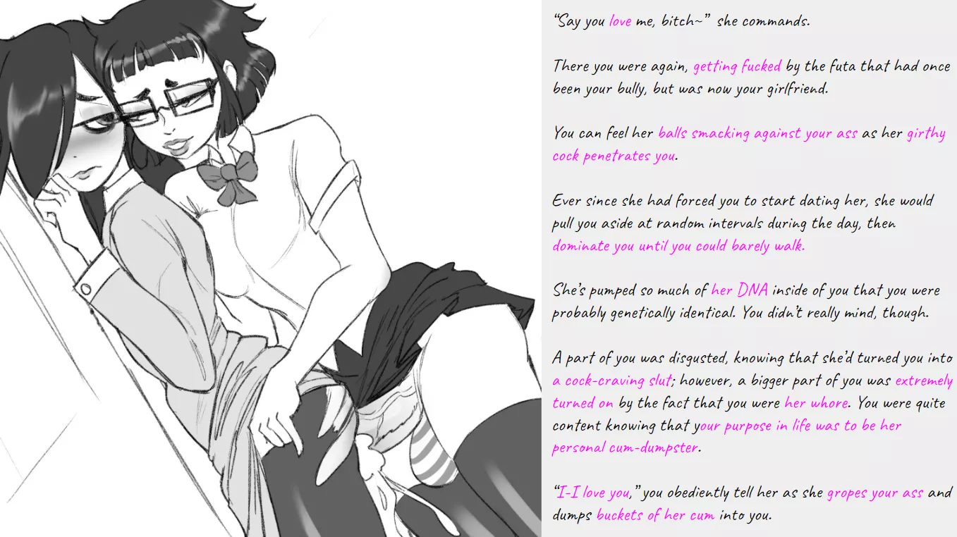 Your bully has become your futa gf, and you couldn't be happier ~ posted by kopiek