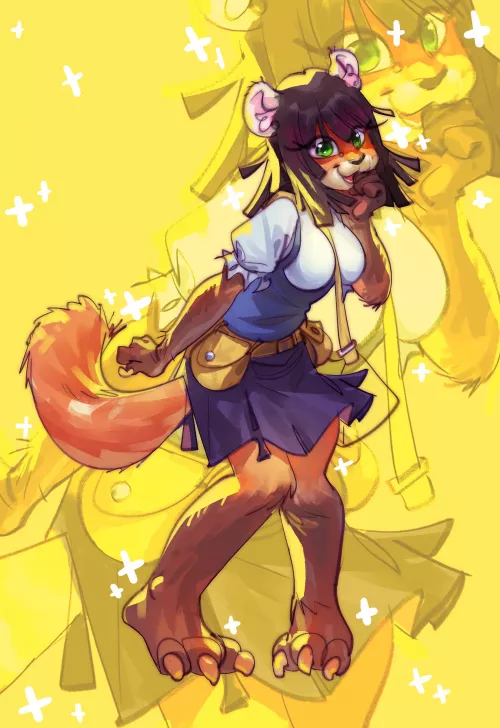 Your friendly mail-woman!Finished client commission. My commissions are open starting from $50. by Outrageous_Work_2863