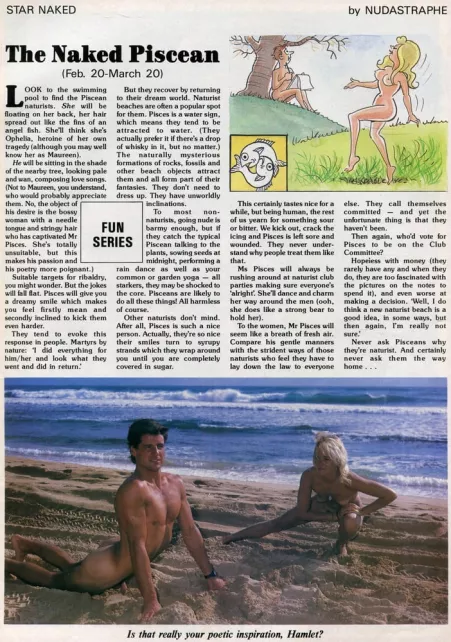 Your naturist astrology: Pisces (H&E v92n3) by NaturistPictures