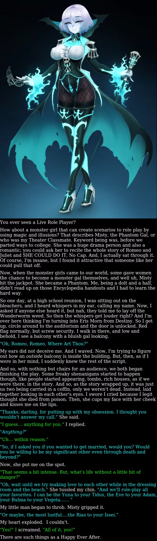 Your Old Classmate Beckons You at your High School Reunion [H] [Monster Girl] [Theatre] [Role Play] [Wholesome] [HS Friend] [F+M] [Smut Talk] by Throwaway20XV