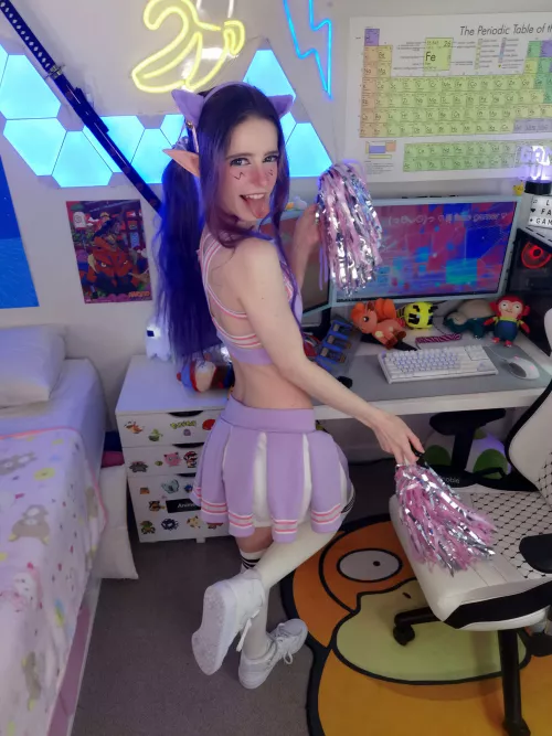 your personal kitten cheerleader 🐱🌸 by lilfakegamer