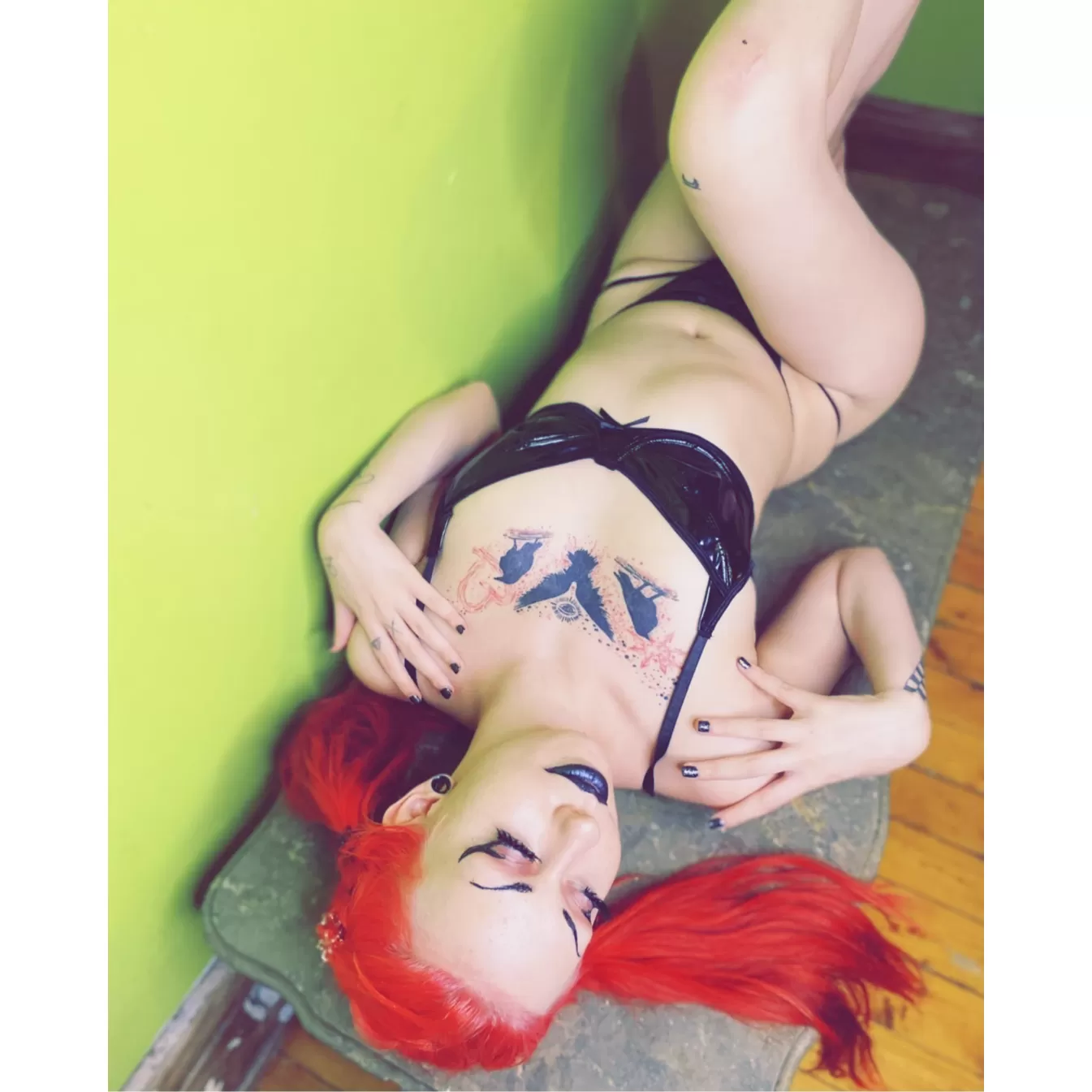 Your small tiddy goth gf🖤😈🦇 Kinky😈 Switch Alt model doing spicy content 🖤 Nudes😼😼 free trial in comments posted by exodiafaery