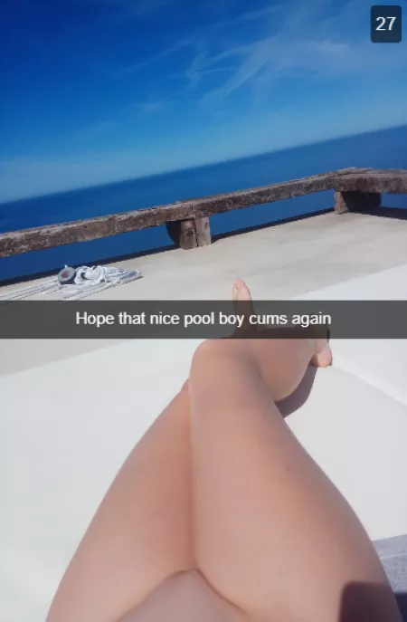 Your wife gets crazy horny on vacation. She sunbathes naked and waits to be propositioned by xxxcaptionking