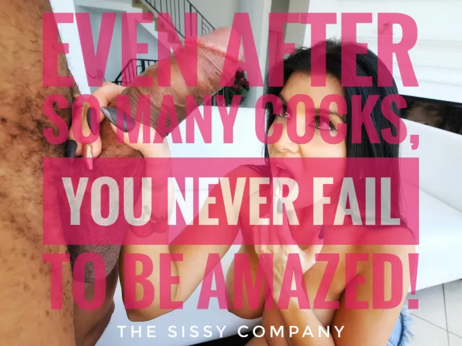 You’re always amazed by his cock aren’t you sissy? 🥵 by TheSissyCo