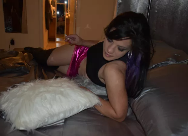 You're never too old for a tight mini and halter. Oc by RaveNEsq69