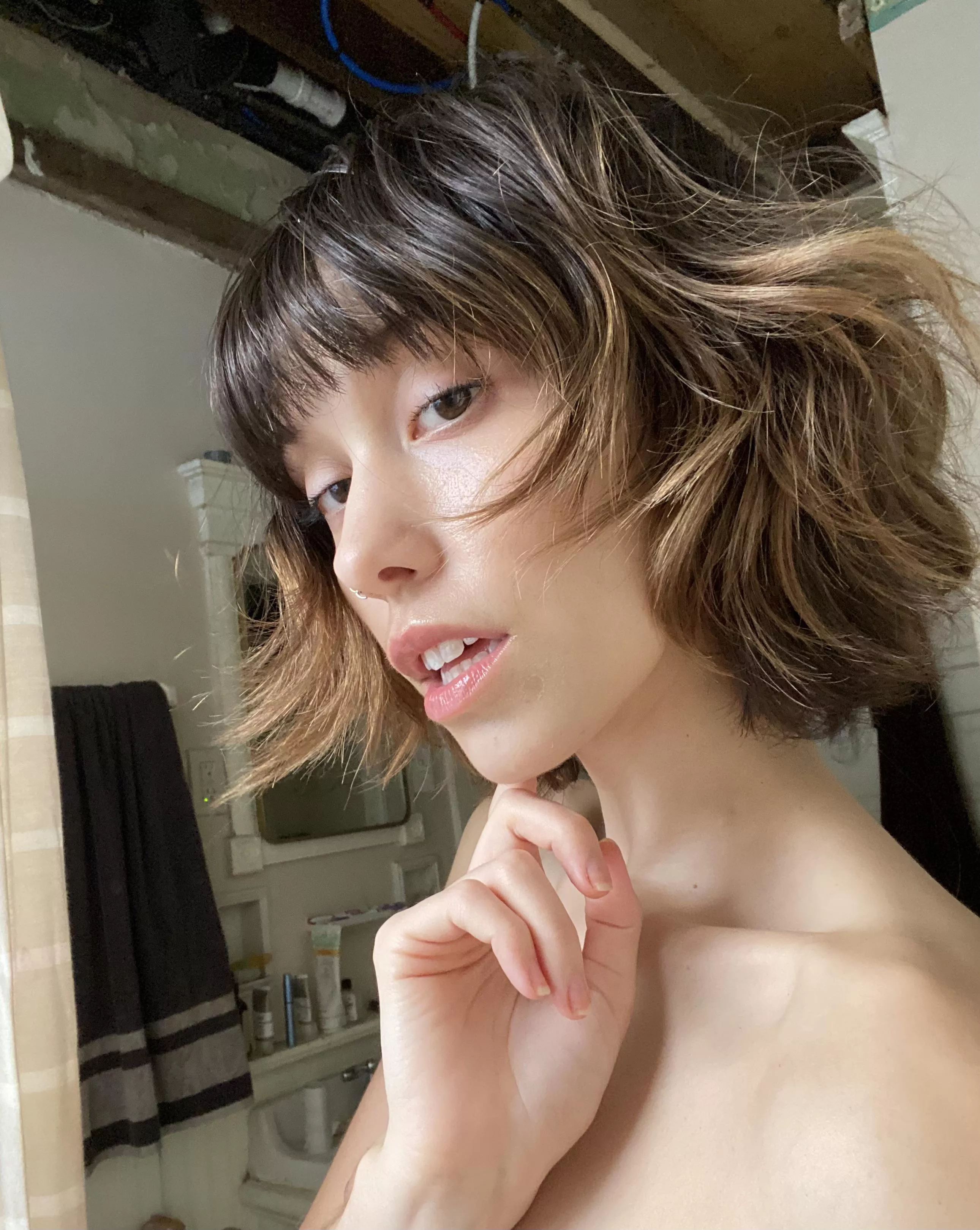 You’re really gonna let me shower all alone? :/ posted by beadlet