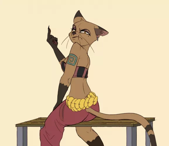 You’ve angered the cat ~ Art by me by Galinn-Arts