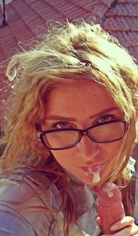 You've got a bit on your chin by wifeylikesit