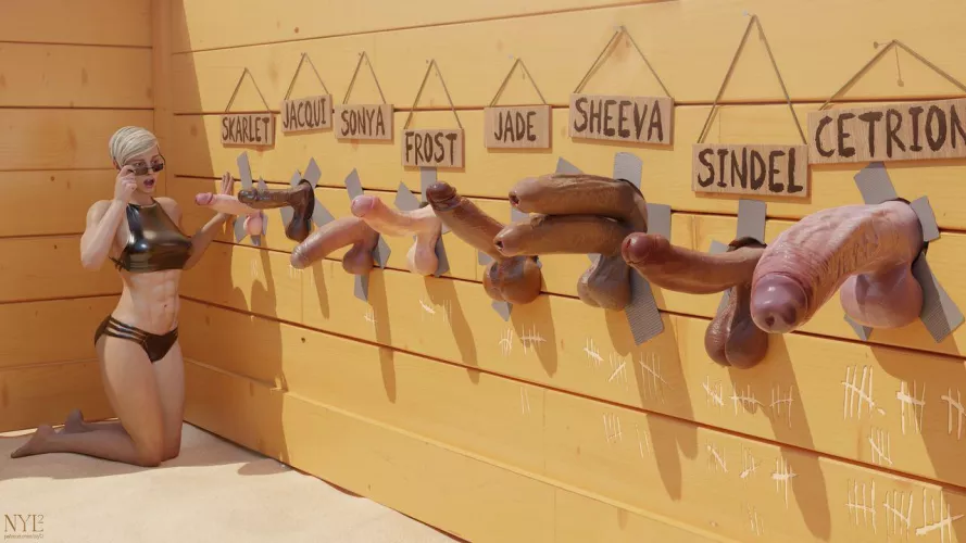 You’ve got an hour girl, could make them all cum? by Rosaqueen99