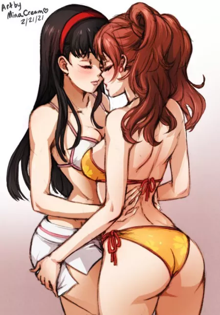 Yukiko x Rise (MinaCream) by FIuffMeDaddy_