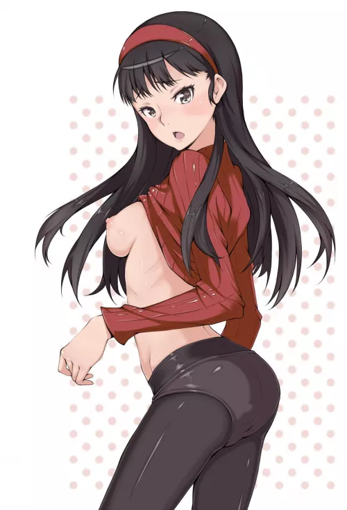 Yukiko’s clothing isn’t doing much work by VampireQueenDespair