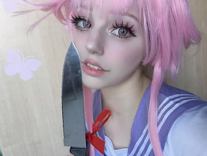 Yuno Gasai from Mirai Nikki by me by Ichig0xoxo