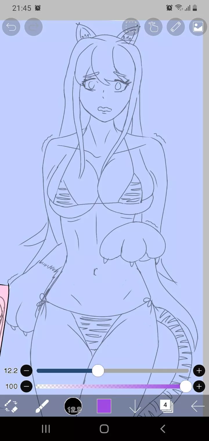 Yuri's a kitty cat! WIP posted by Silias_Kato