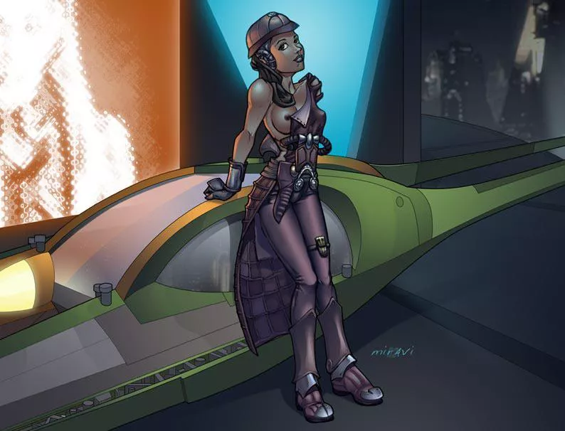 Zam Wessell showing a boob (miravi) posted by BigGeek2256