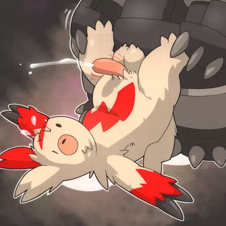 Zangoose Handsfree (ArgonVile) by TangentYoshi