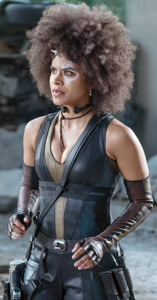 Zazie Beetz as Domino by thatweirdguy42