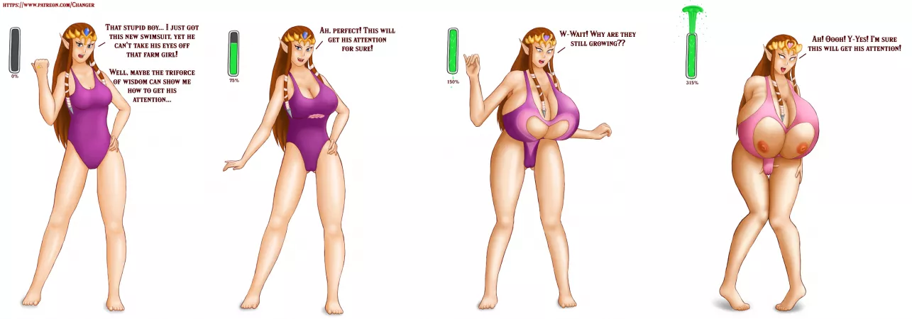 Zelda BE drawing I just finished. Spent nearly every waking moment for the last week on it... by HypnoChanger