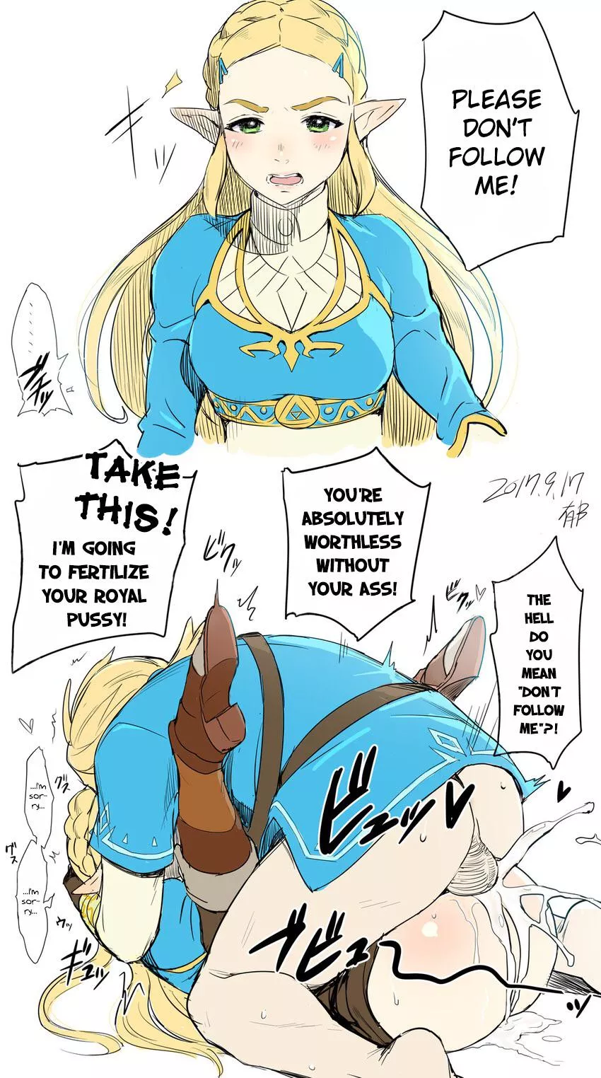 Zelda being punished posted by Mrblankname