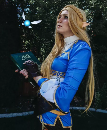 Zelda from the Legend of Zelda: Breath of the Wild by DoomedKitsune by doomedkitsune