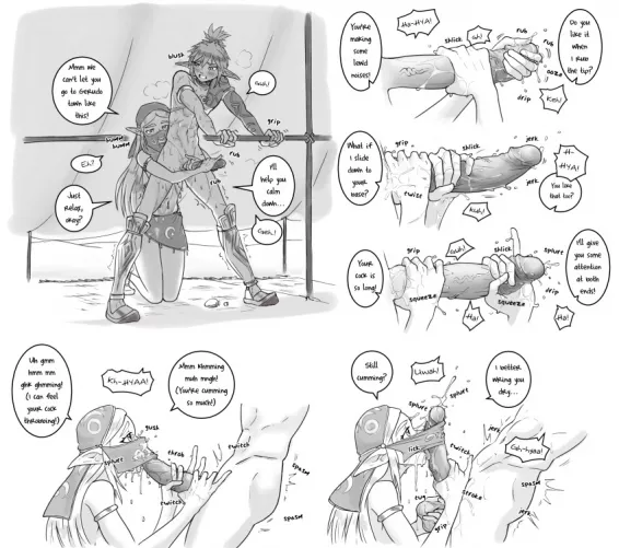 Zelda's helping hands by oscars_drysuit