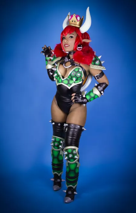 Zero Suit Sami as Bowsette by Tobishyguy