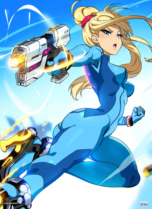 Zero Suit Samus Midfight (Tom Skender) [Metroid] by sequence_string