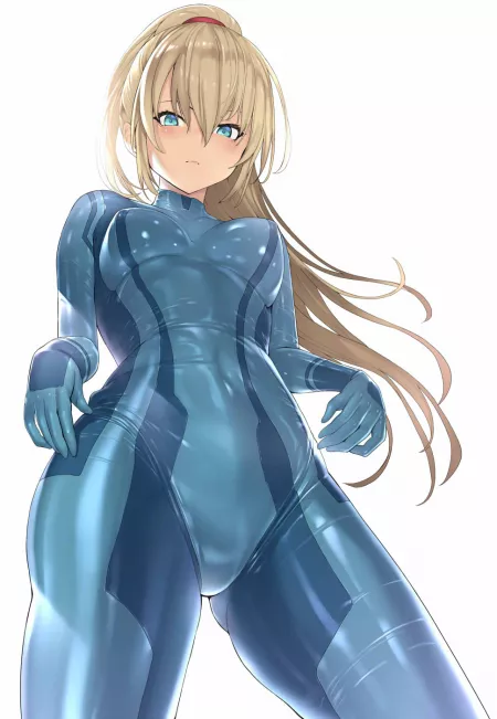 Zero Suit Samus Skin Tight Perfect Suit (Hakaba) [Metroid] by sequence_string