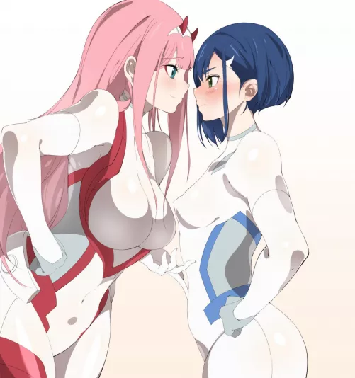 Zero Two x Ichigo by Natsu_1000