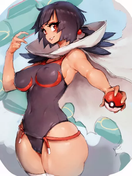 Zinnia (@fumio936) [Pokemon] by rulers777
