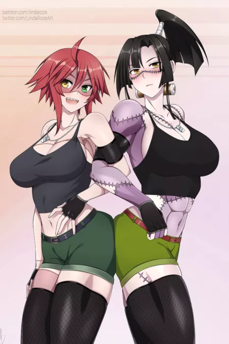Zombina x Kunai Zenow [Monster Musume, Monster Girl Doctor] (LindaRoze) by LindaRoze