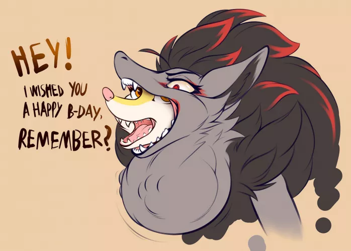 Zoroark vore (by me, Sassylebraix) [pokemon] [neck bulge] by manly_braixen